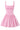 Pink Ruched Puff Corset Bubble Mini Dress